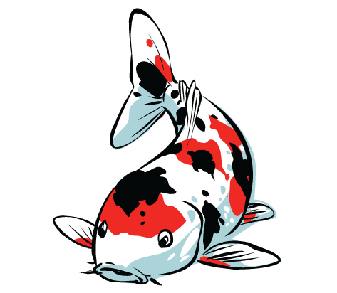 Koi fish clip art