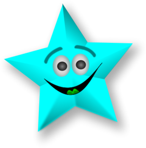 Smiling star clipart