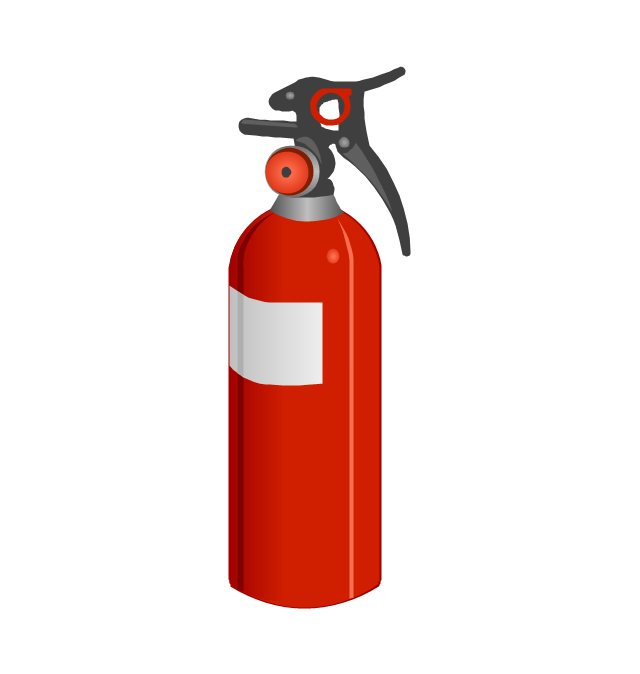 Fire extinguisher vector clipart