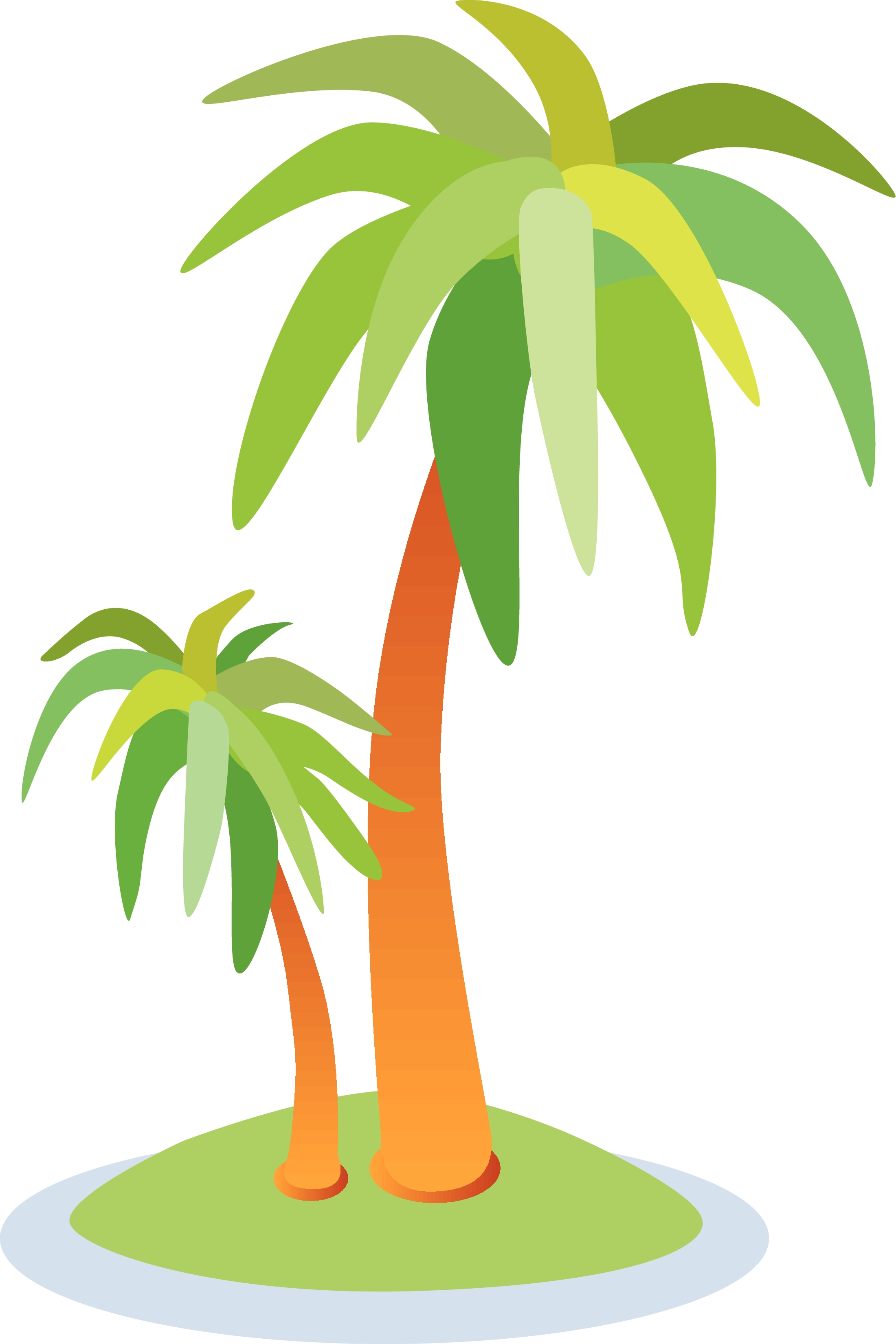 Hawaii Palm Trees Clipart