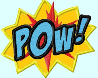 Superhero Pow Signs - ClipArt Best