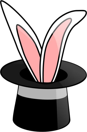 Magic hat clipart