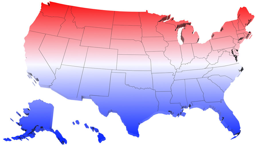 United States Map Clip Art - Tumundografico