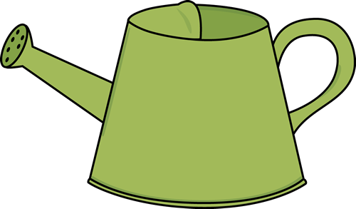 Cute watering can clipart