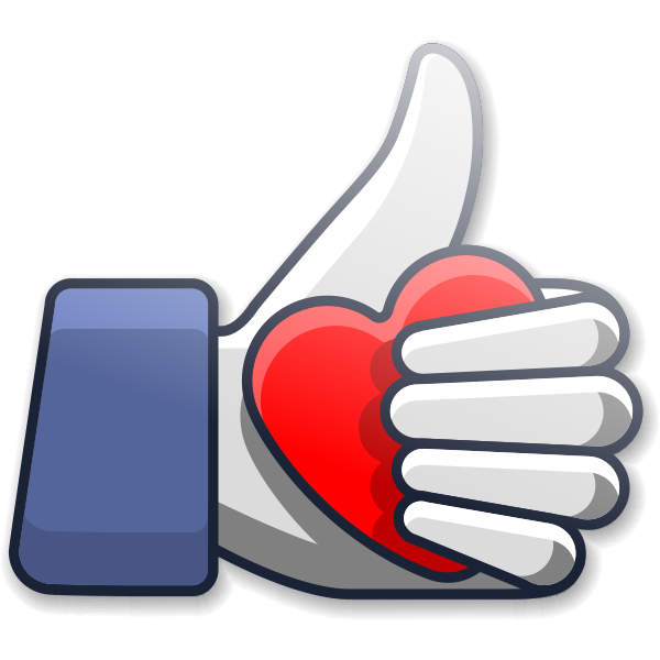 Thumbs Up Love - Facebook Symbols and Chat Emoticons
