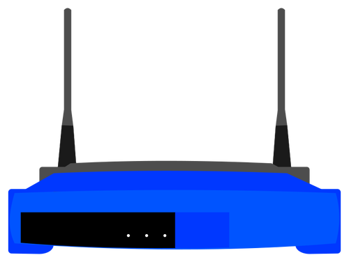 Linksys SE2800 wireless router vector image | Public domain vectors