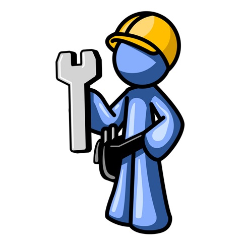 Building Maintenance Man Clipart