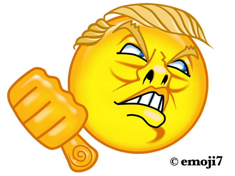 Thumbs-downã??Trump Emoji | Emoji7