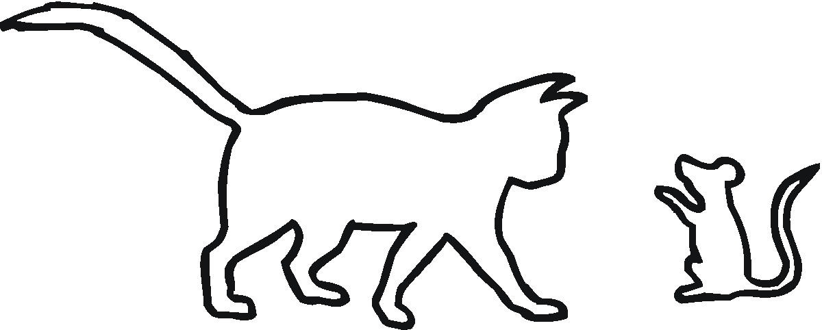 Cat Drawing Outline - ClipArt Best