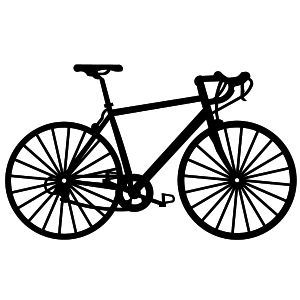 Bicycle Silhouette Clipart