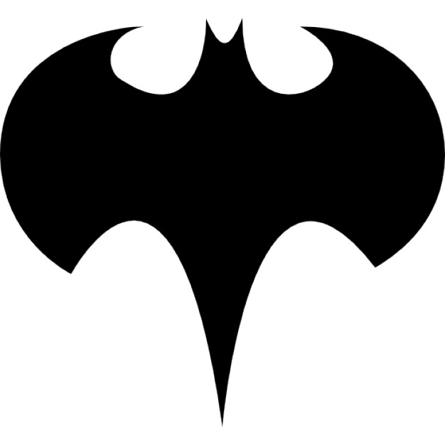 Batman logo silhouette Icons | Free Download