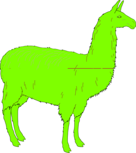 Llama clip art - Clipartix