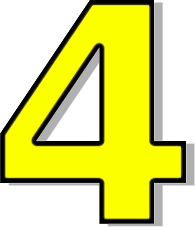 Numbers 1 And 4 Clipart