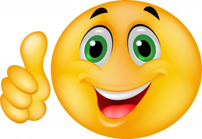 Thumbs up clipart smiley