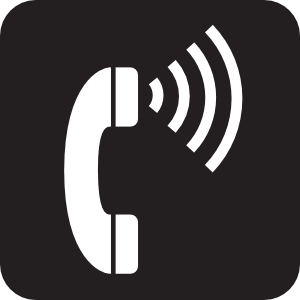 Volume Control Telephone Black Clip Art - vector clip ...