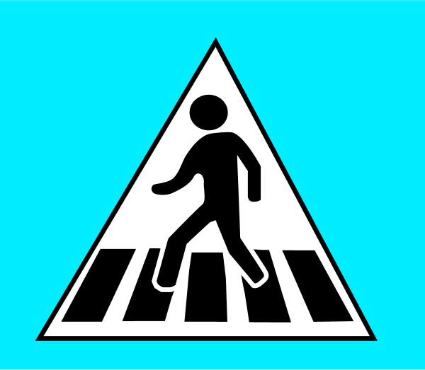 Clipart road signs being a man - ClipartFox