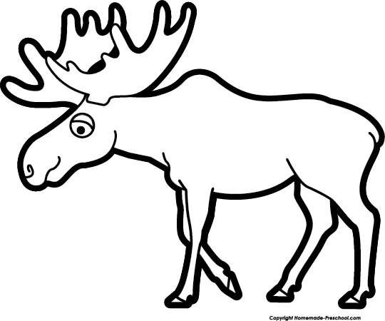 Moose clip art vector moose 6 graphics clipart me - Clipartix