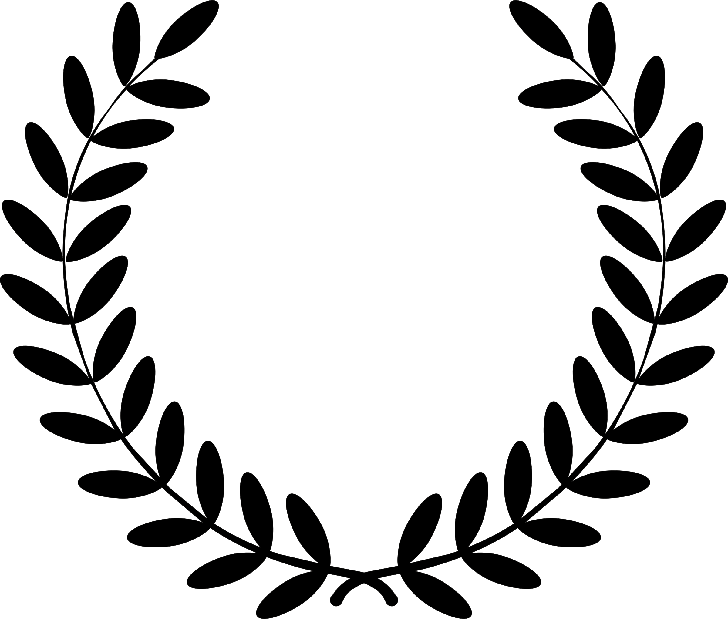 Free Laurel Wreath Vector Clipart Best