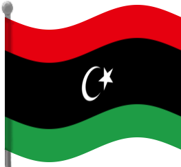 Libya Flag Waving Clip Art Download
