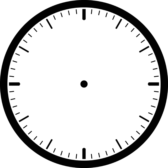 Analog Clock Template Blank - ClipArt Best