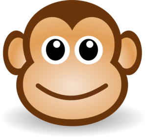 Monkey Face Coloring Page - ClipArt Best