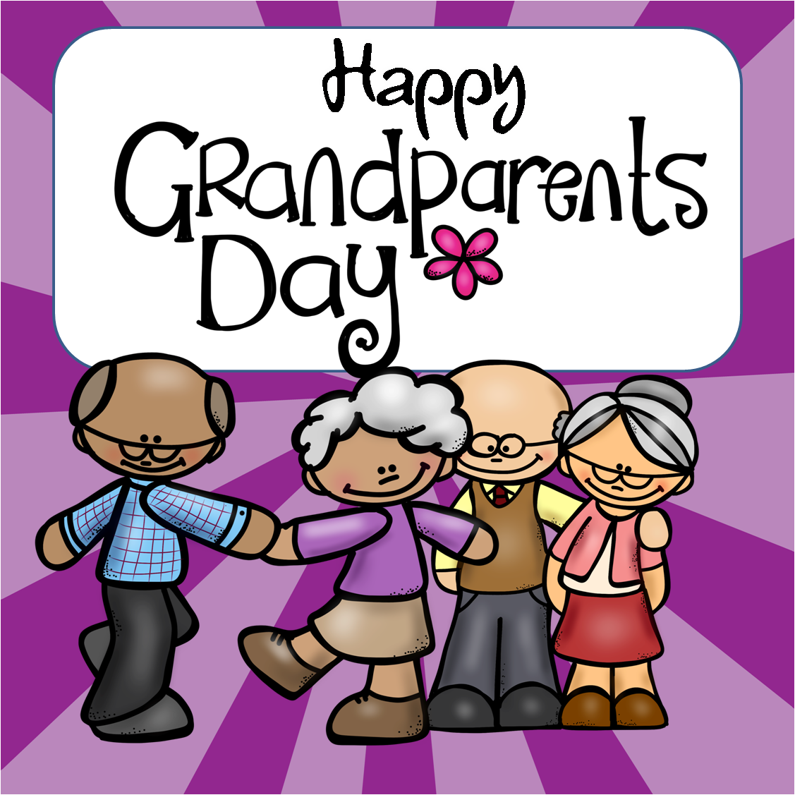 Grandparents Day Clipart - Tumundografico