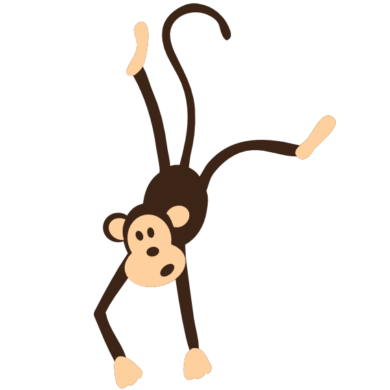 Monkey Graphics Clip Art