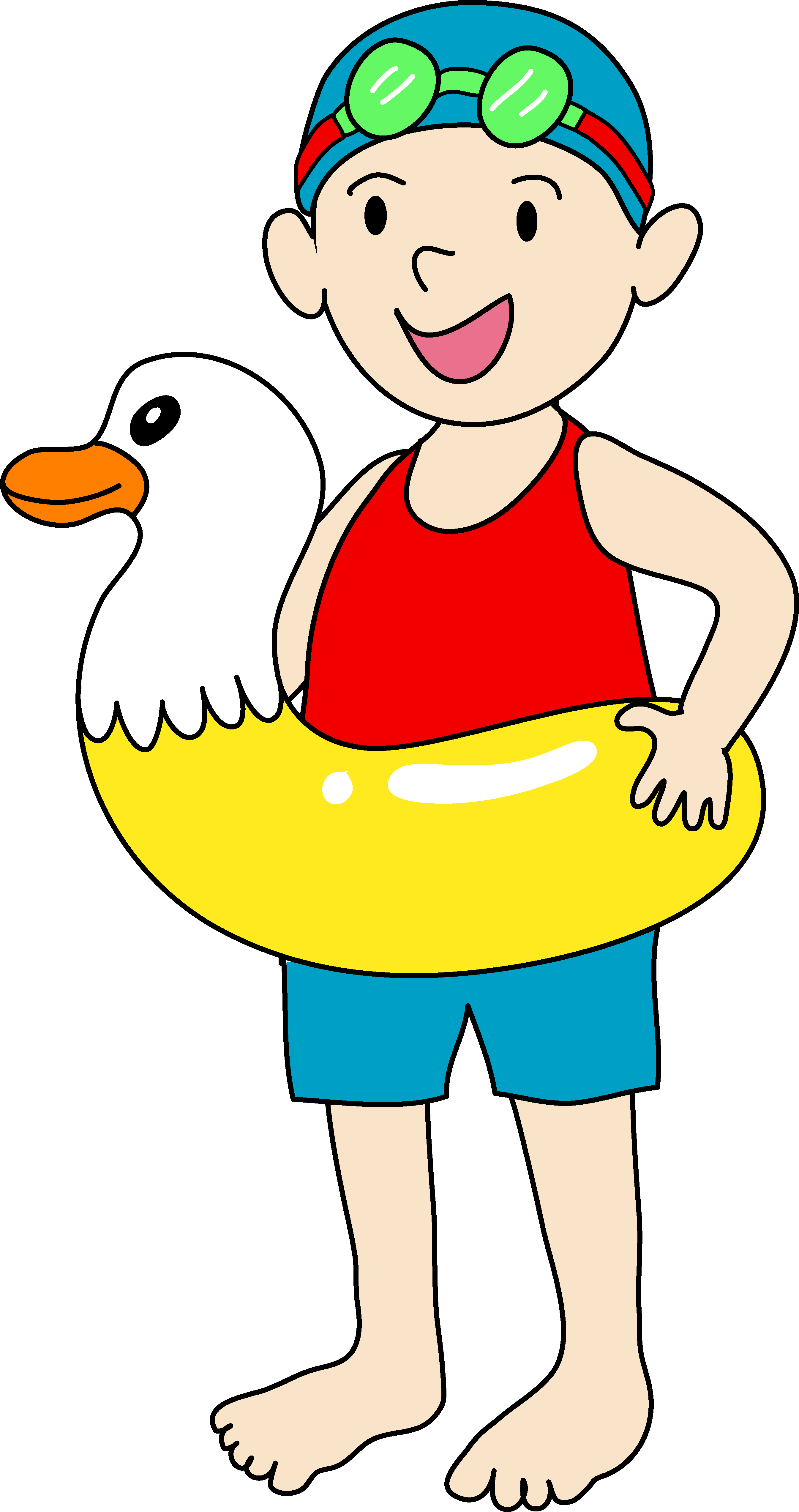 Clip Art Swimming - Tumundografico