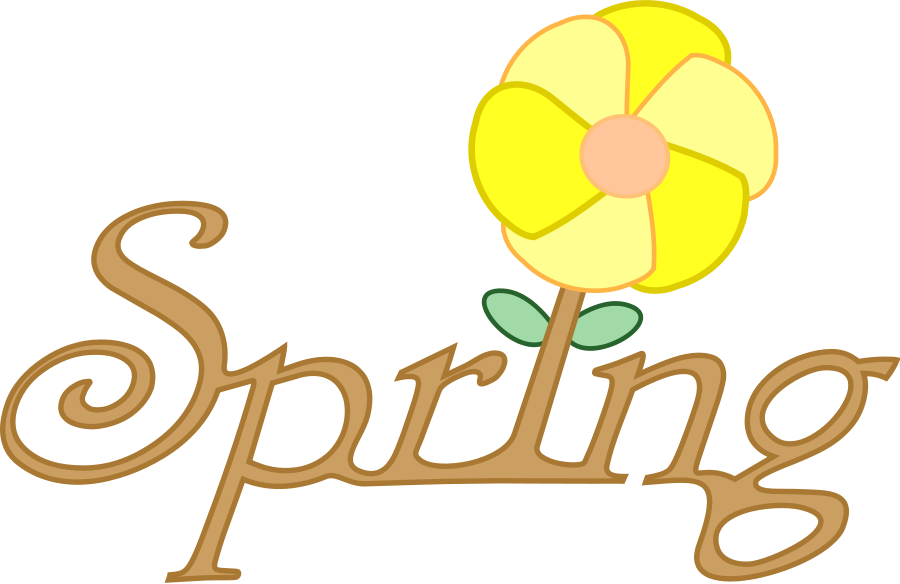 spring word clip art - photo #9