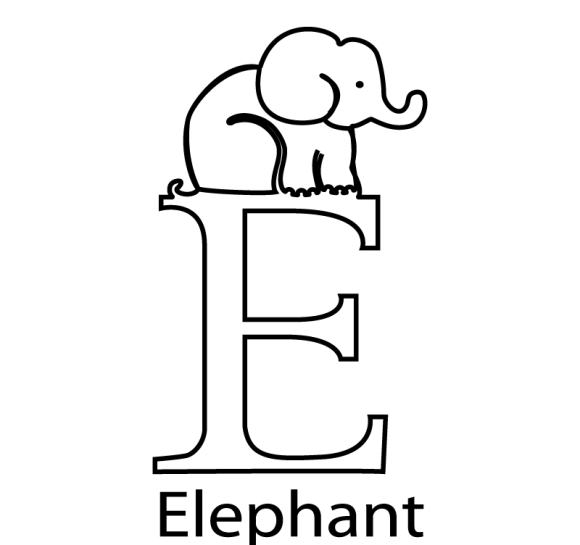 Printable Letter E : Kids Alphabet Coloring Pages Free. Letter E ...