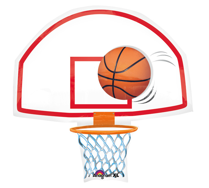 Basketball net with stand clipart