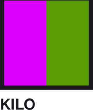 Gran Pavese flags Kilo flag - vector Clip Art