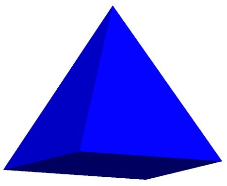 Triangle Pyramid Shape Clipart