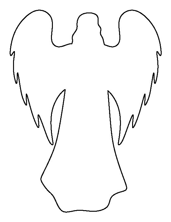 Angel Wing Templates Printable ClipArt Best