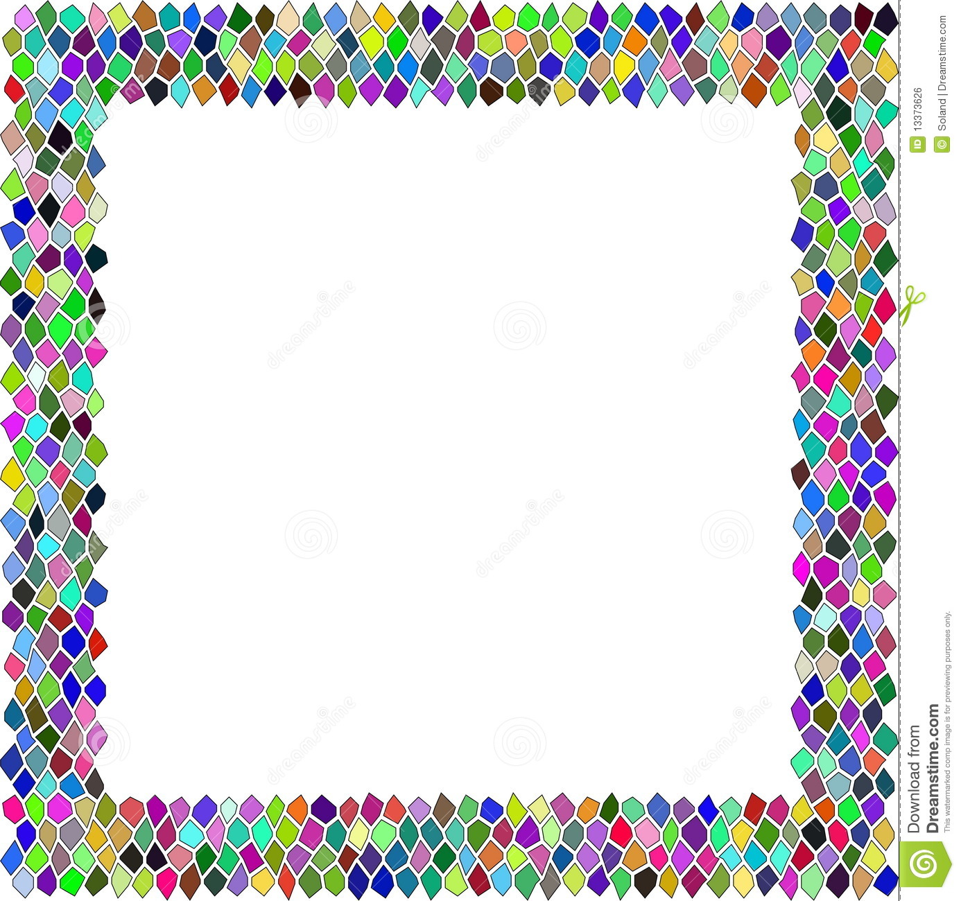 Mosaic Borders Clipart