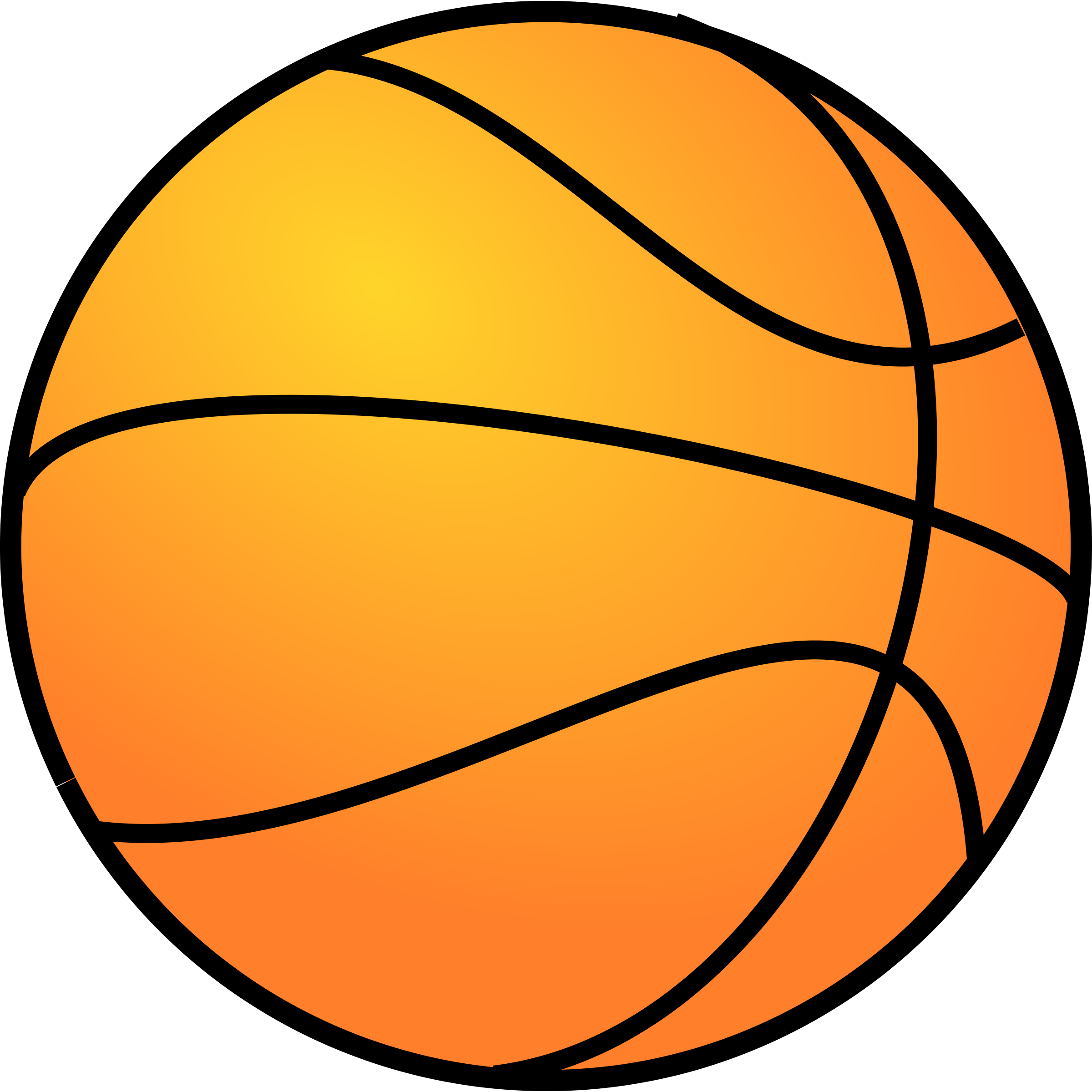 Basketball clipart black and white png