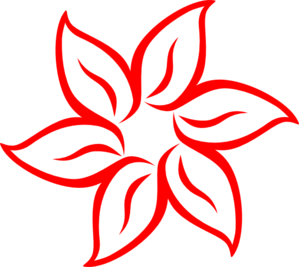 Red Rose Outline Clipart - Free Clipart Images