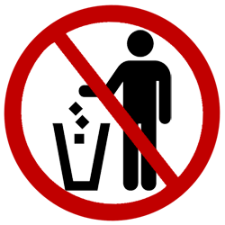 Do Not Waste Clipart