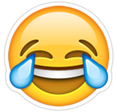 Emoji Smilies - Laughing Crying" Stickers by emoji- | Redbubble