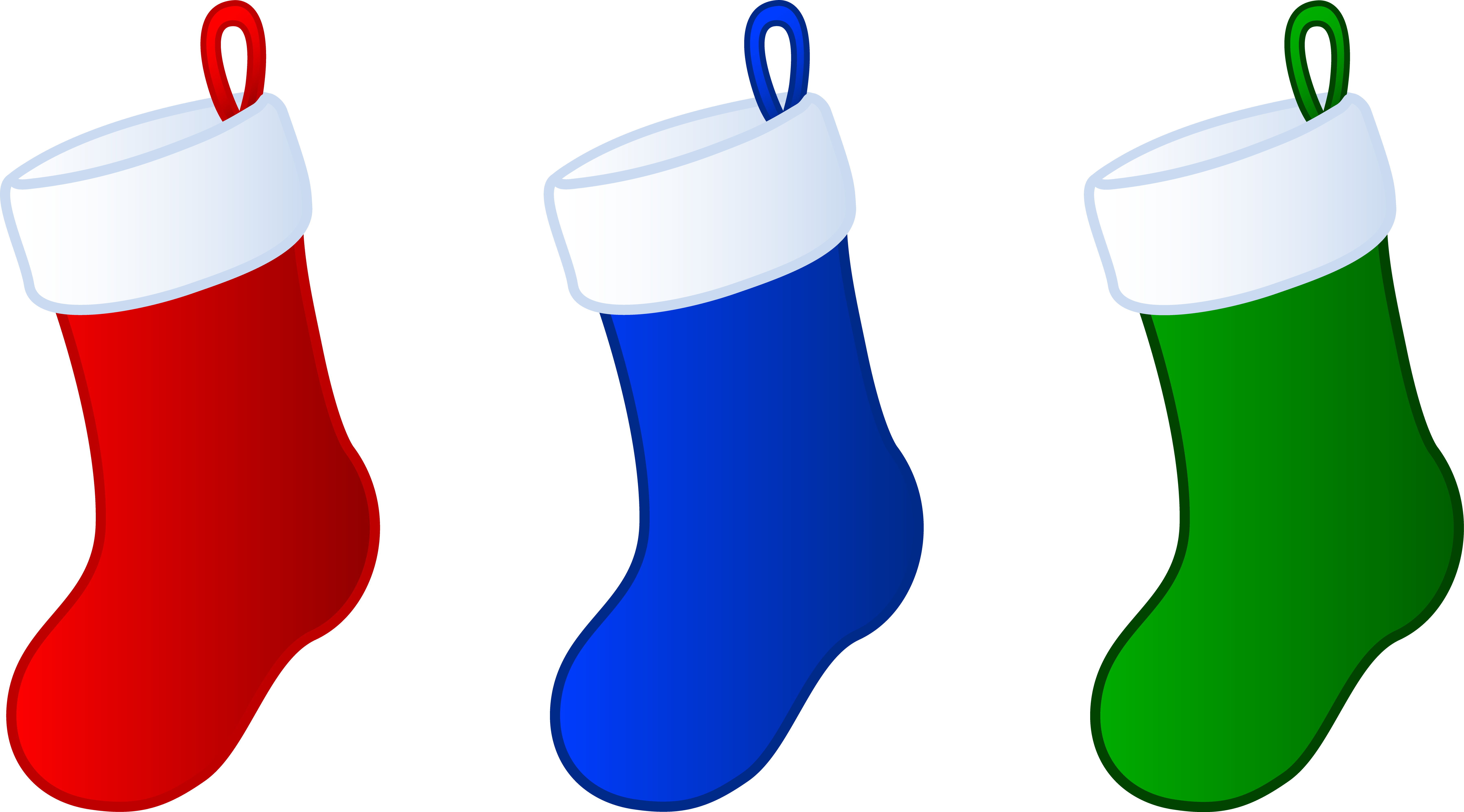 Pictures of christmas stockings clipart