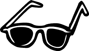 Black sunglasses clipart - ClipartFox