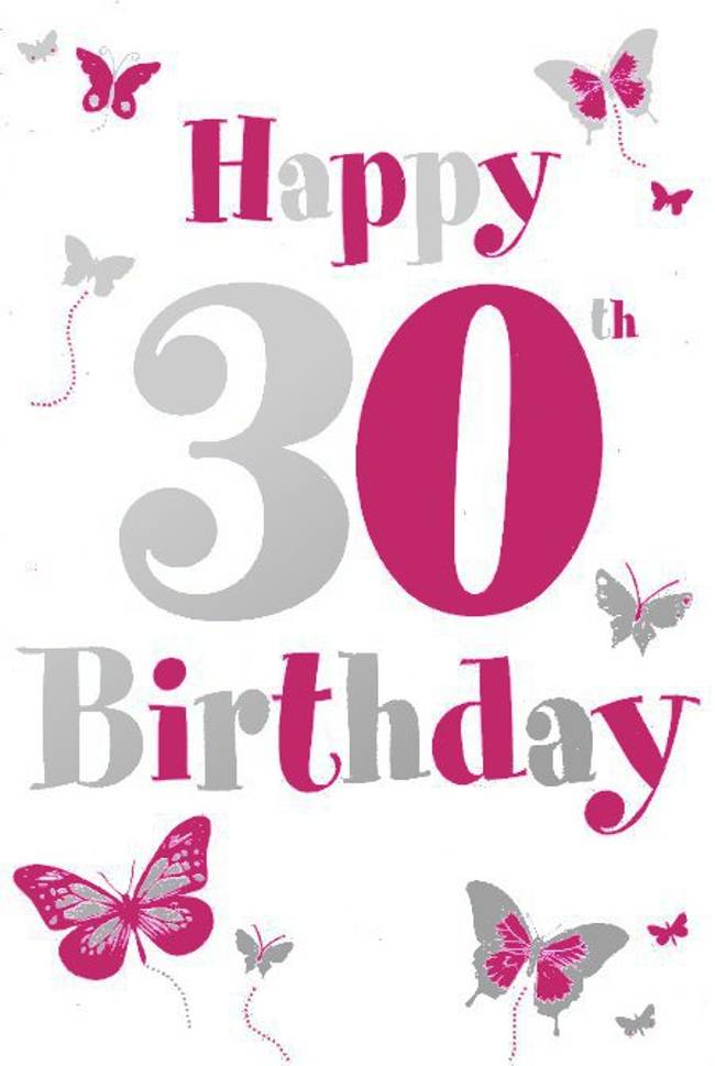 Happy 30th Birthday Free Printable