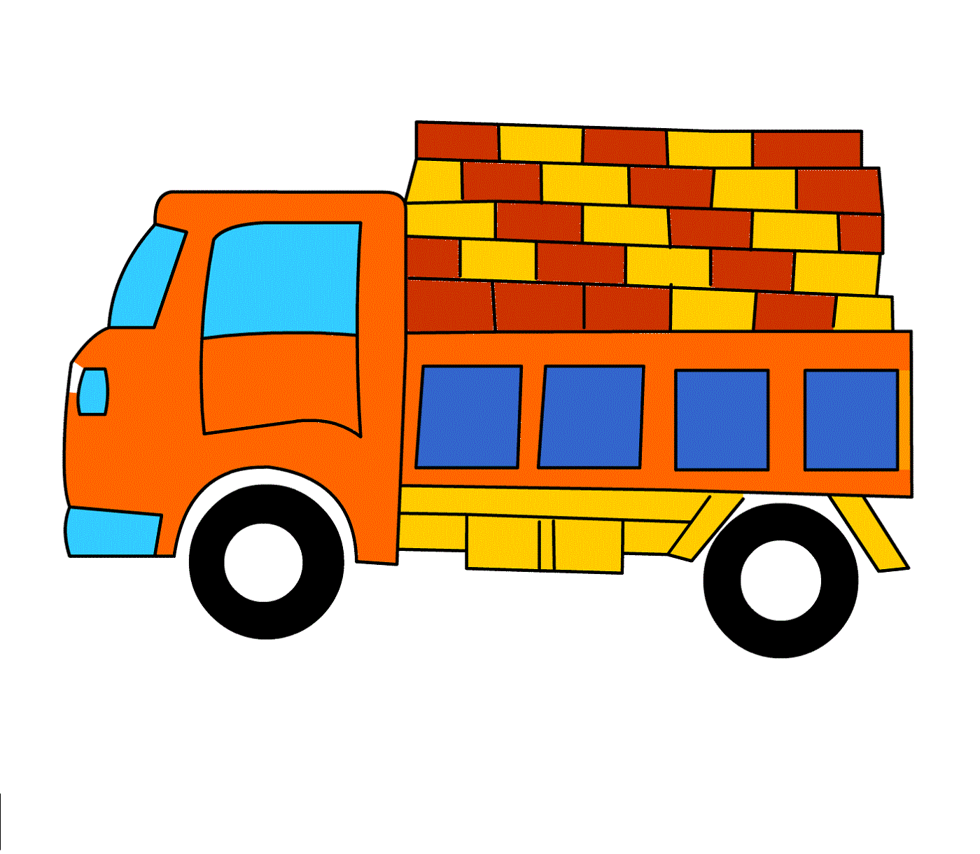 Pictures of Big Trucks for Kids | Activity Shelter