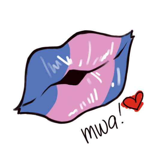 Cartoon Kissy Lips
