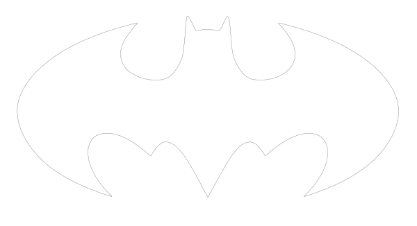 Black And White Batman Logo - ClipArt Best
