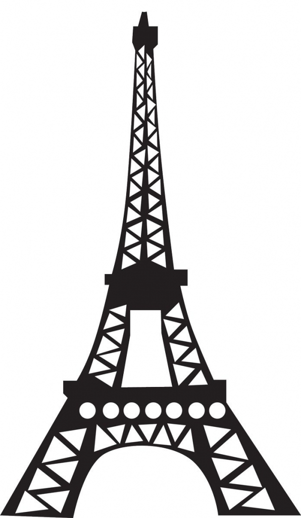 Eiffel Tower Drawing - Pencil Art Drawing