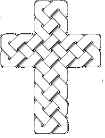 Celtic Cross | Cross Clip Art on Black backdrop - Christart.