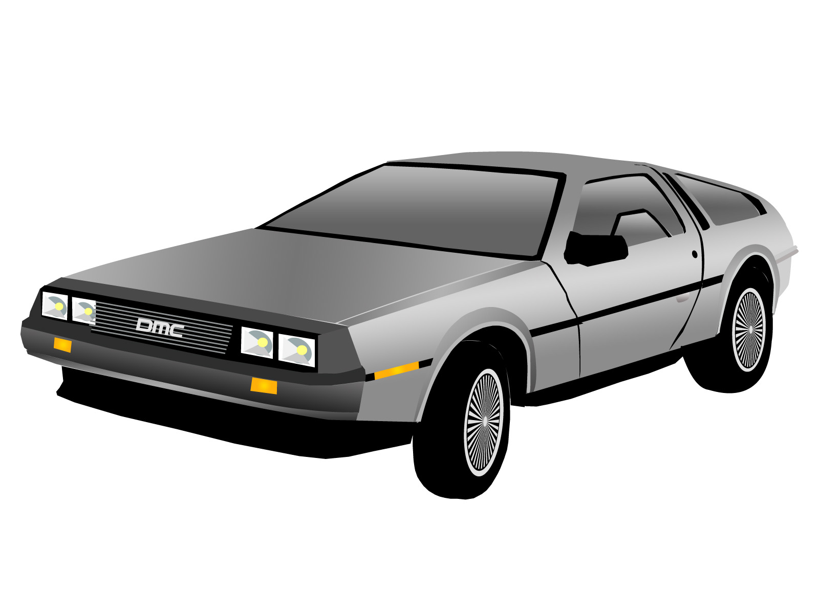 Delorean Vector ClipArt Best