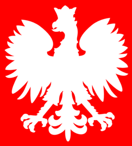 White Polish Eagle clip art - vector clip art online, royalty free ...