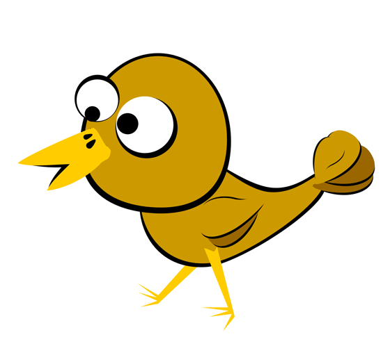 Little Brown Bird - Free Clip Art